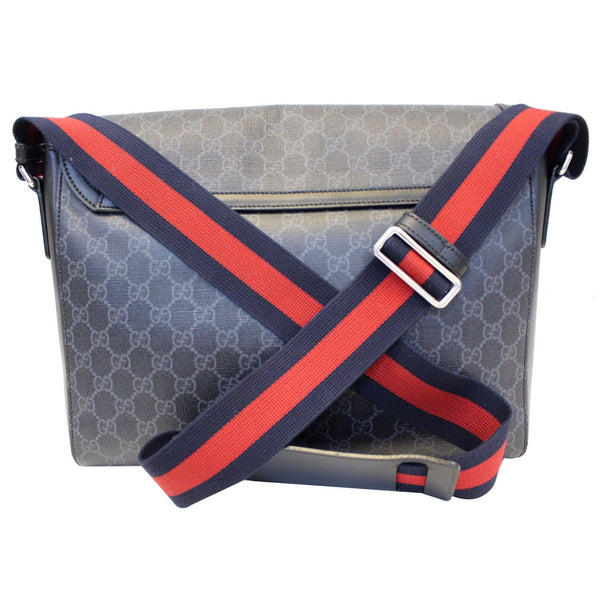 Gucci Messenger Bag Night Courrier GG Supreme Flap - back view
