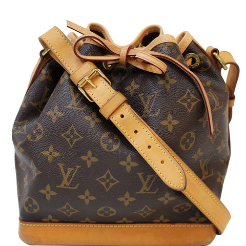 LOUIS VUITTON Monogram Noe BB Shoulder Bag Brown