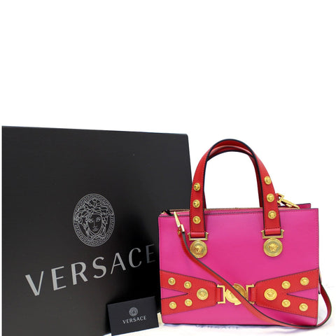Versace Medusa Stud Tribute Tote Shoulder Bag