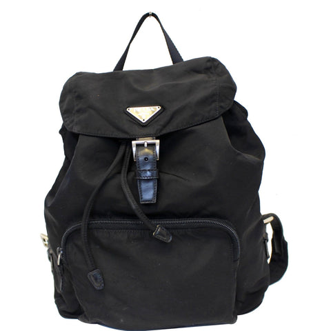PRADA Nylon Backpack Bag Black
