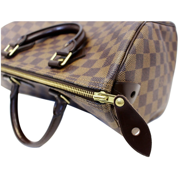 LOUIS VUITTON Speedy 30 Damier Ebene Brown Satchel Bag-US