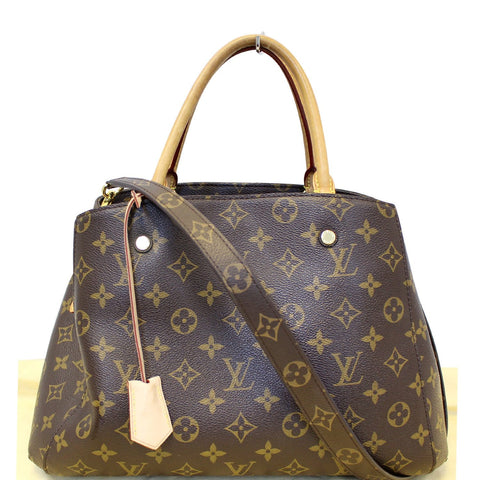 LOUIS VUITTON Montaigne MM Monogram Canvas Shoulder Bag