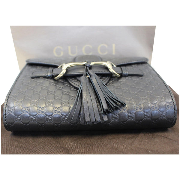 Gucci Shoulder Bag Emily Mini Micro GG Guccissima in discount