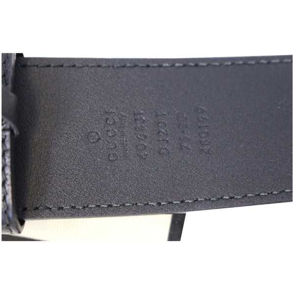 Gucci Double G Buckle Leather Belt Black Size 37 - strap
