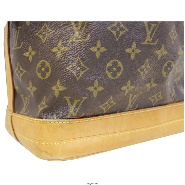 LOUIS VUITTON Large Noe Monogram Canvas Shoulder Bag Brown-US