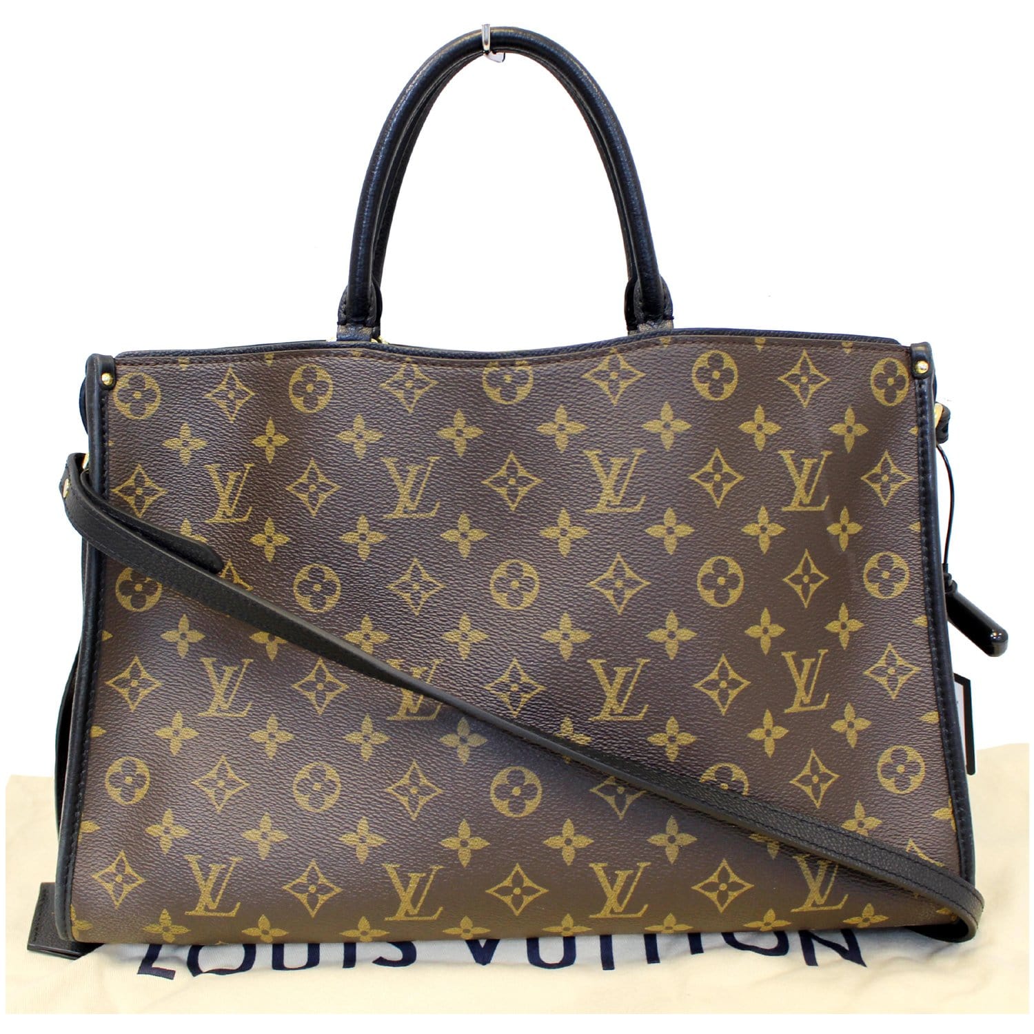 Authenticated Used Louis Vuitton Handbag Monogram Popincourt Brown