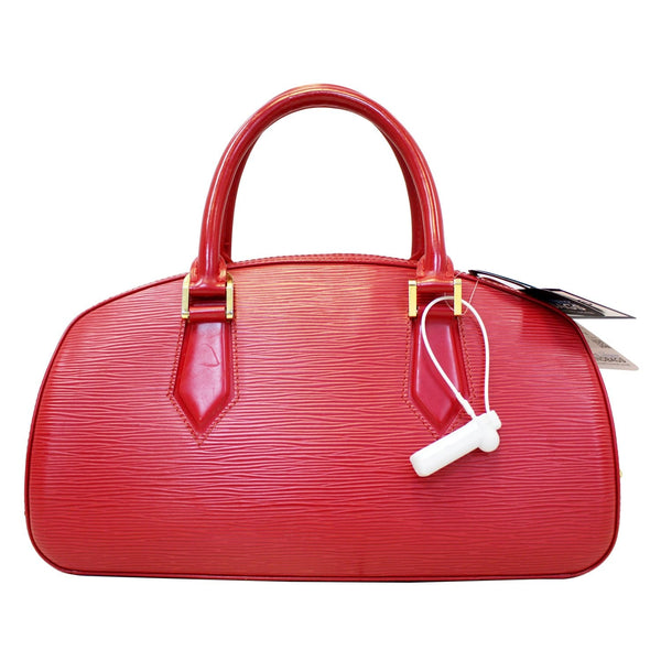 LOUIS VUITTON Pont Neuf PM Epi Leather Satchel Bag Red-US