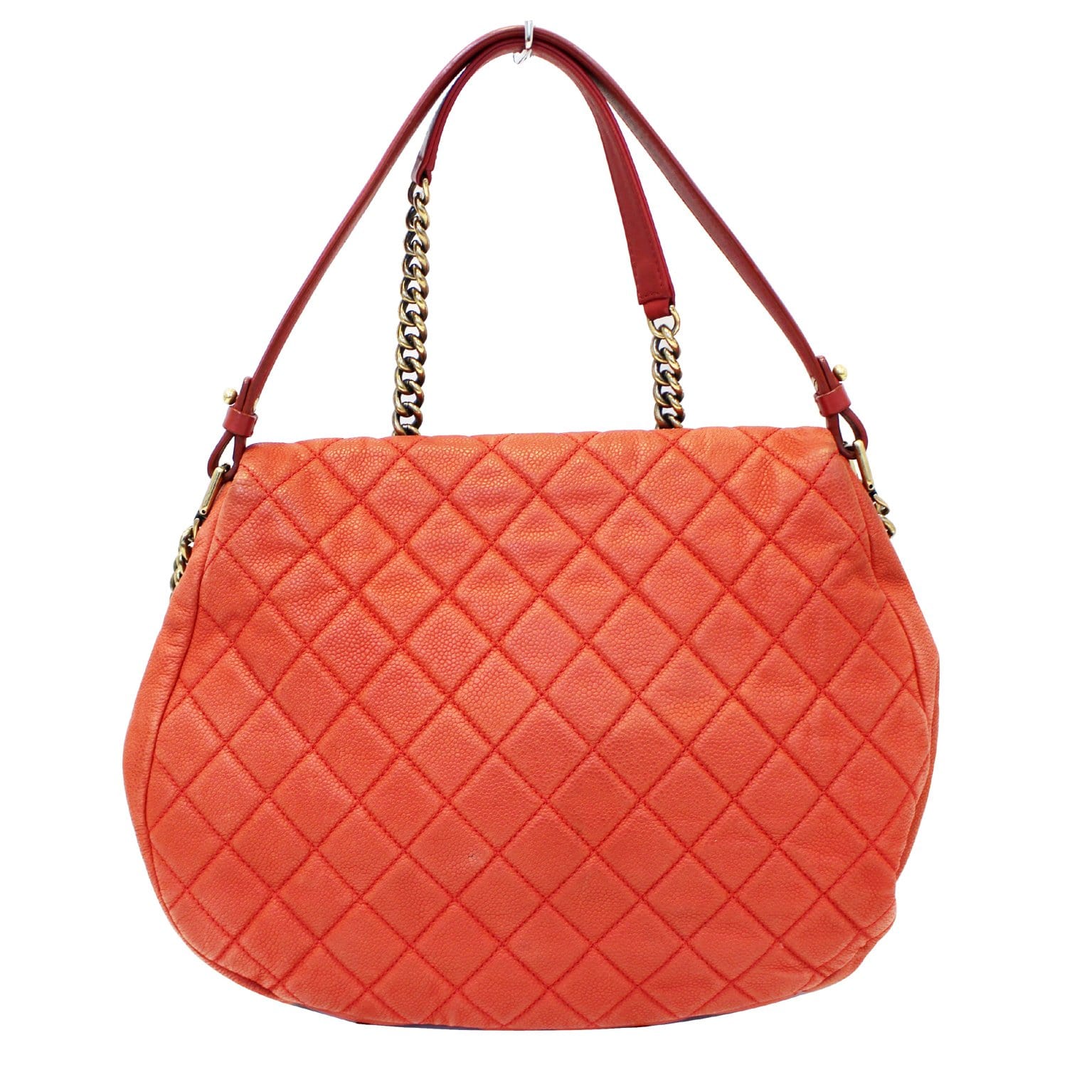 Chanel Flap Red Soft Caviar Shoulder Crossbody Bag