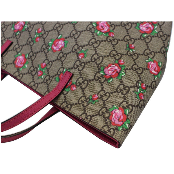 GUCCI GG Supreme Canvas Tote Bag Beige 410812