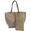 CHLOE Vick Medium Smooth Calfskin Tote Bag Motty Grey