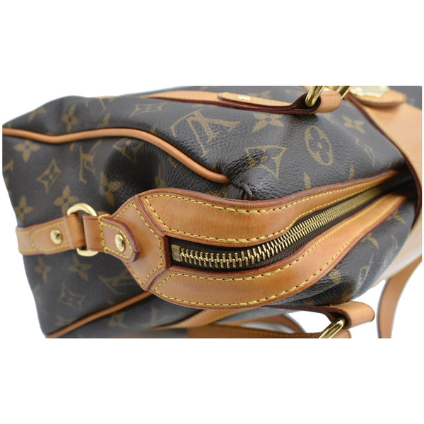LOUIS VUITTON Stresa PM Monogram Canvas Shoulder Bag Brown