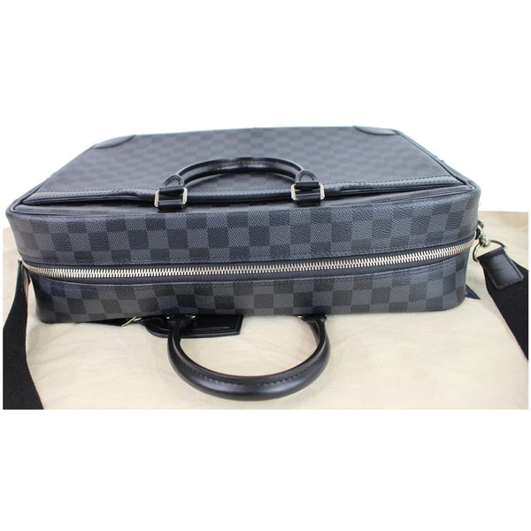 Louis Vuitton Porte Documents Voyage GM Briefcase Bag - top black side