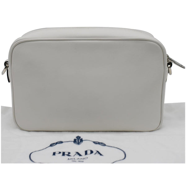 Prada City Palm Tree Print Calfskin Leather Camera Bag backside