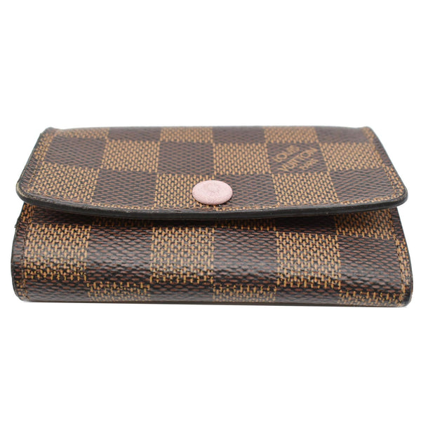 LOUIS VUITTON Damier Ebene 6 Key Holder Rose Ballerine