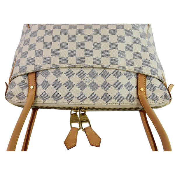 Louis Vuitton Figheri PM Damier Azur Shoulder Bag - top view