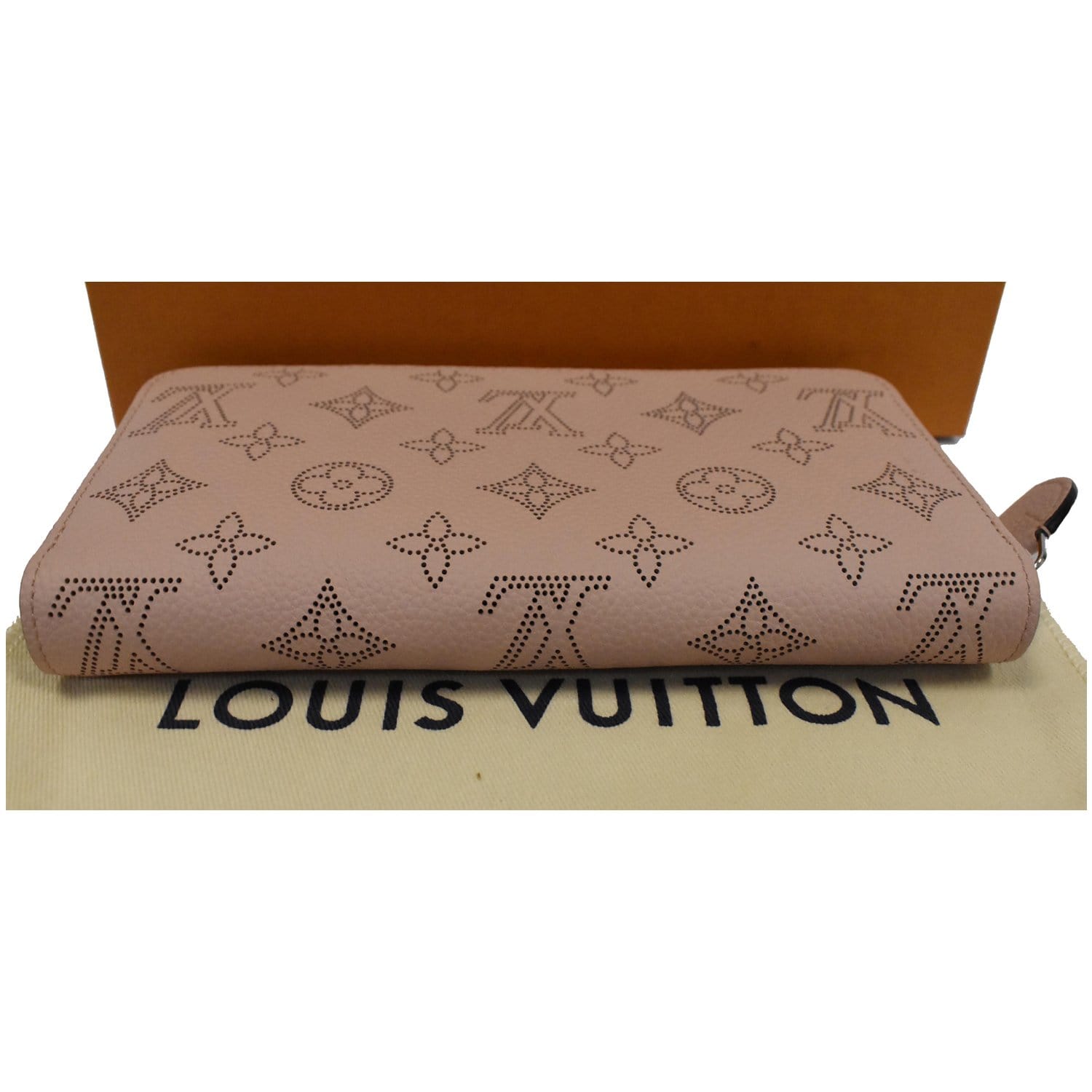 Shop Louis Vuitton MAHINA Monogram Bi-color Leather Folding Wallet Long  Wallet Logo (M82502) by Ravie