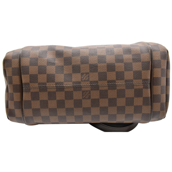 LOUIS VUITTON Totally MM Damier Ebene Shoulder Bag Brown