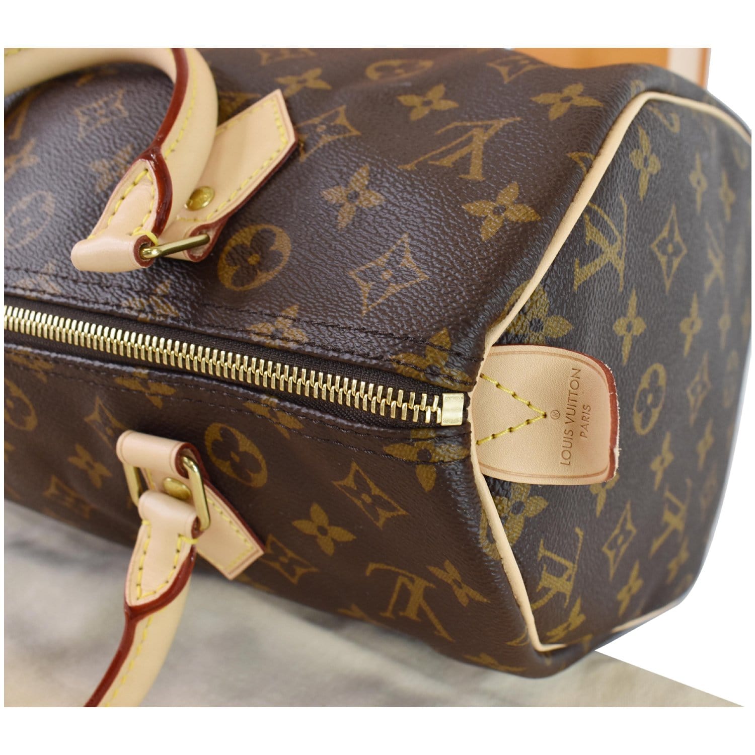 Louis Vuitton Speedy 30 Monogram Canvas Satchel Bag