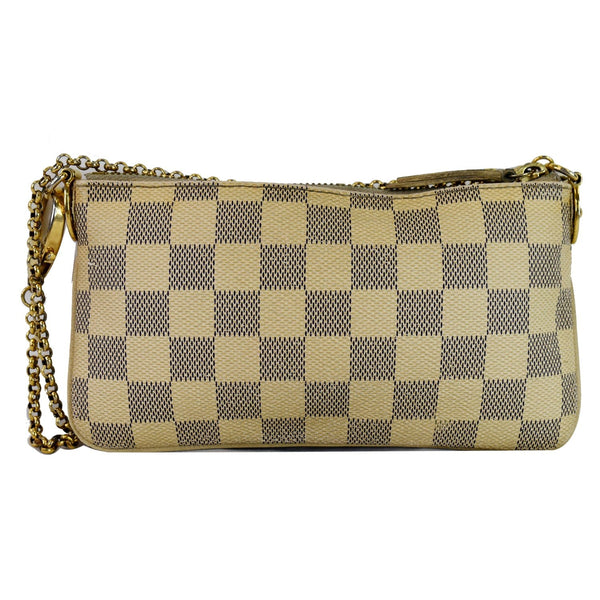 Louis Vuitton Valise Milla Damier Azur Pochette Bag White - Last Call