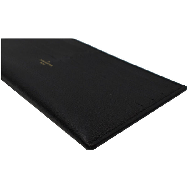 LOUIS VUITTON Felicie Insert Leather Wallet Black