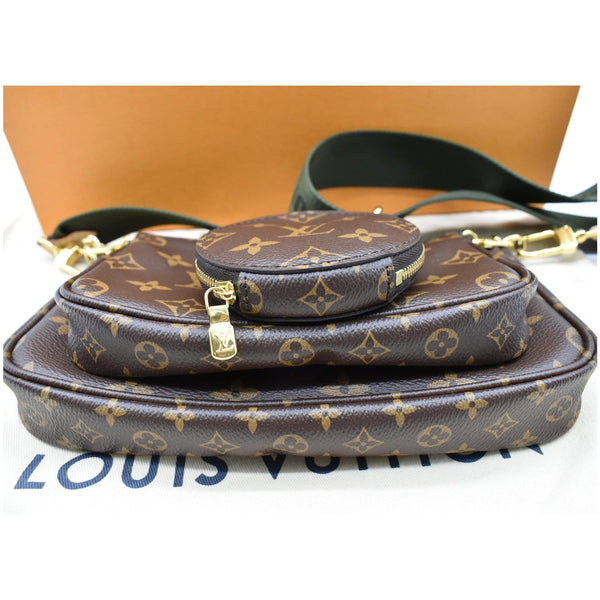 LOUIS VUITTON Multi Chain Pochette Accessories Clutch Bag Brown
