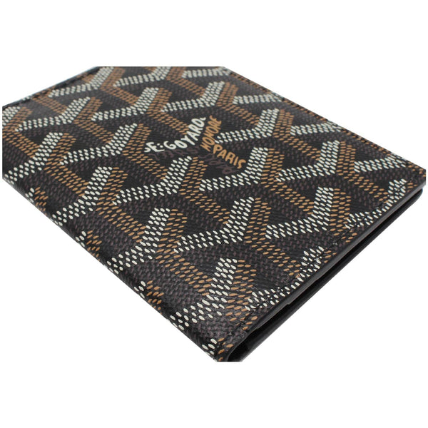 GOYARD Bi-Fold Coated Canvas Wallet Black