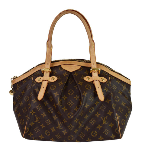 LOUIS VUITTON Tivoli GM Monogram Canvas Shoulder Bag Brown