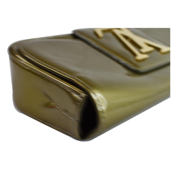 Louis Vuitton Sobe Pochette Vernis Leather Clutch Bag - khaki