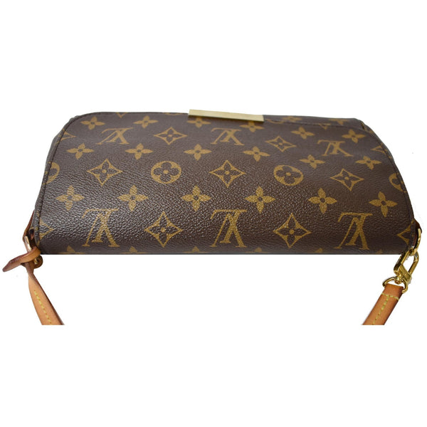 LOUIS VUITTON Favorite MM Monogram Canvas Crossbody Bag Brown