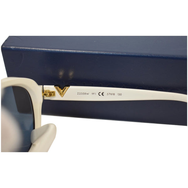 LOUIS VUITTON Serpico Sunglasses Z2357W White