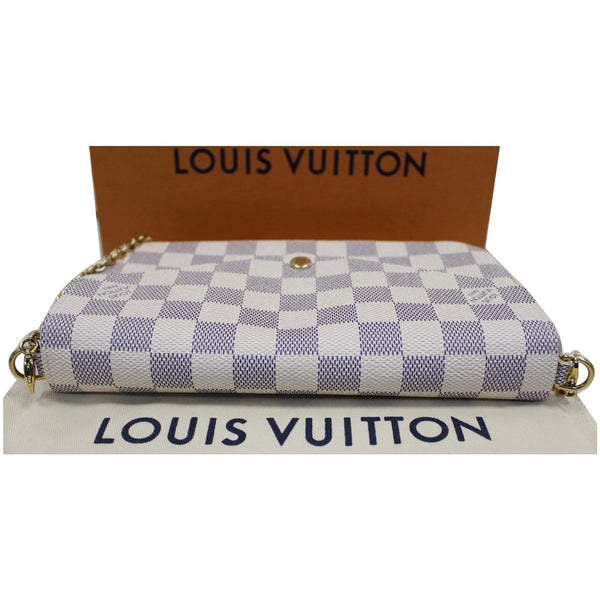 Louis Vuitton Pochette Felicie Damier Azur Bag front