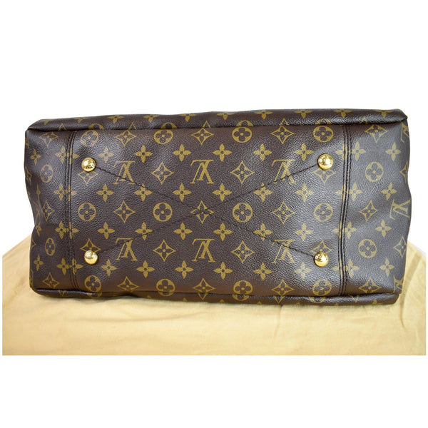 LOUIS VUITTON Artsy MM Monogram Canvas Shoulder Bag Brown