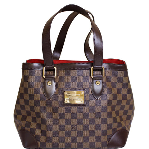 LOUIS VUITTON Hampstead PM Damier Ebene Shoulder Bag Brown