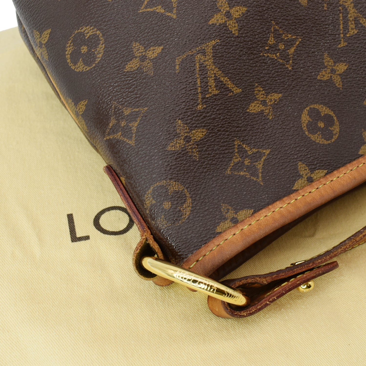 Delightful handbag Louis Vuitton Brown in Synthetic - 37551982