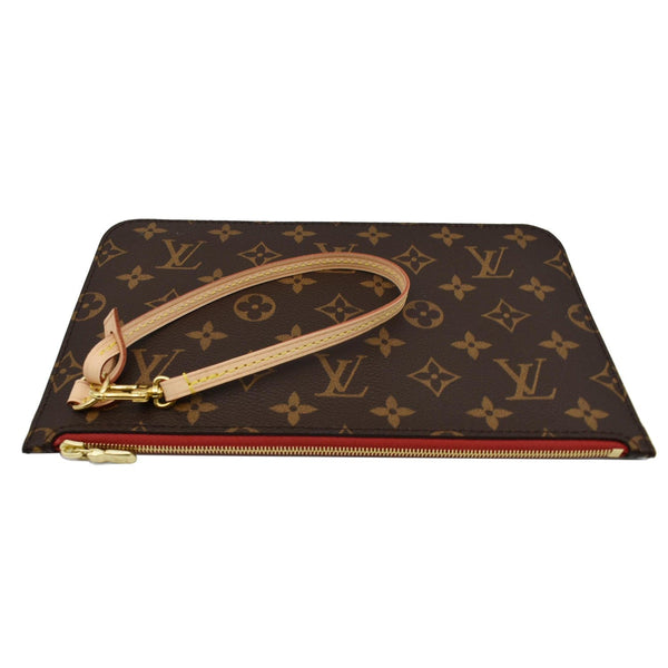 Louis Vuitton Neverfull MM Monogram Canvas Pochette Pouch