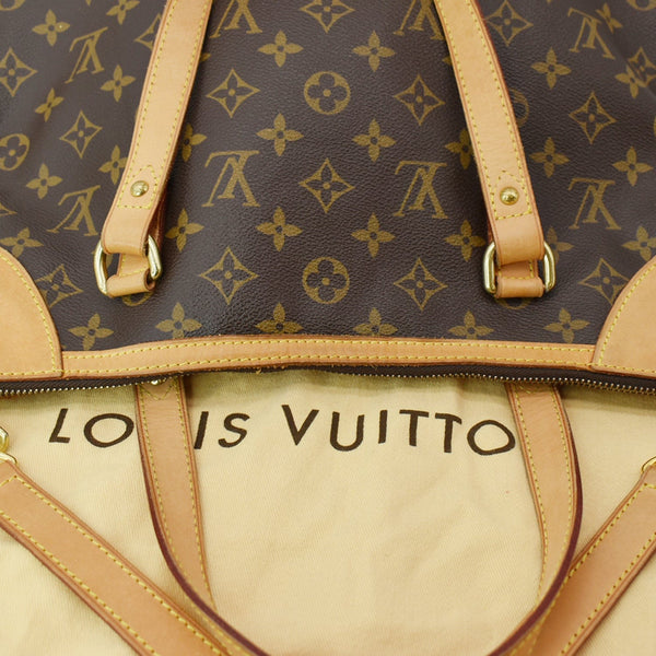 LOUIS VUITTON Odeon GM Monogram Canvas Shoulder Bag Brown