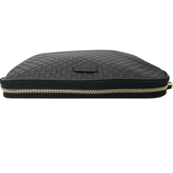 Gucci Microguccissima Leather Clutch Bag Black | DDH