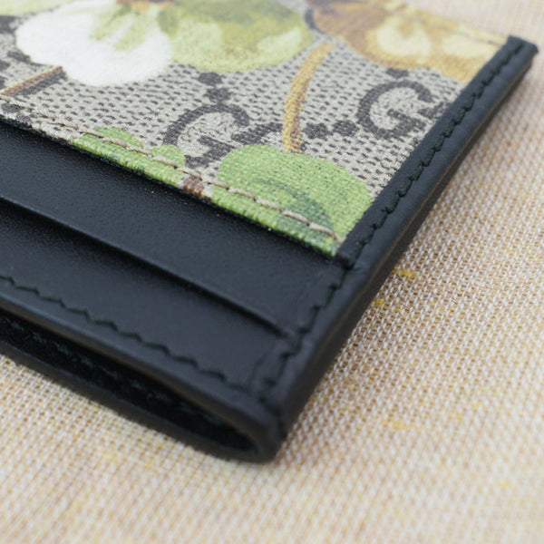GUCCI Blooms GG Supreme Monogram Card Case Beige | DDH