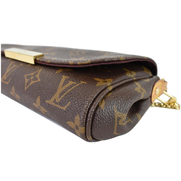 LOUIS VUITTON Favorite PM Monogram Canvas Shoulder Bag Brown