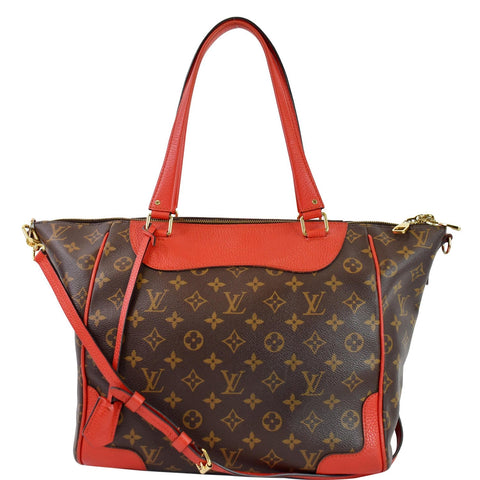 LOUIS VUITTON Estrela NM Monogram Canvas 2Way Shoulder Bag Coquelicot