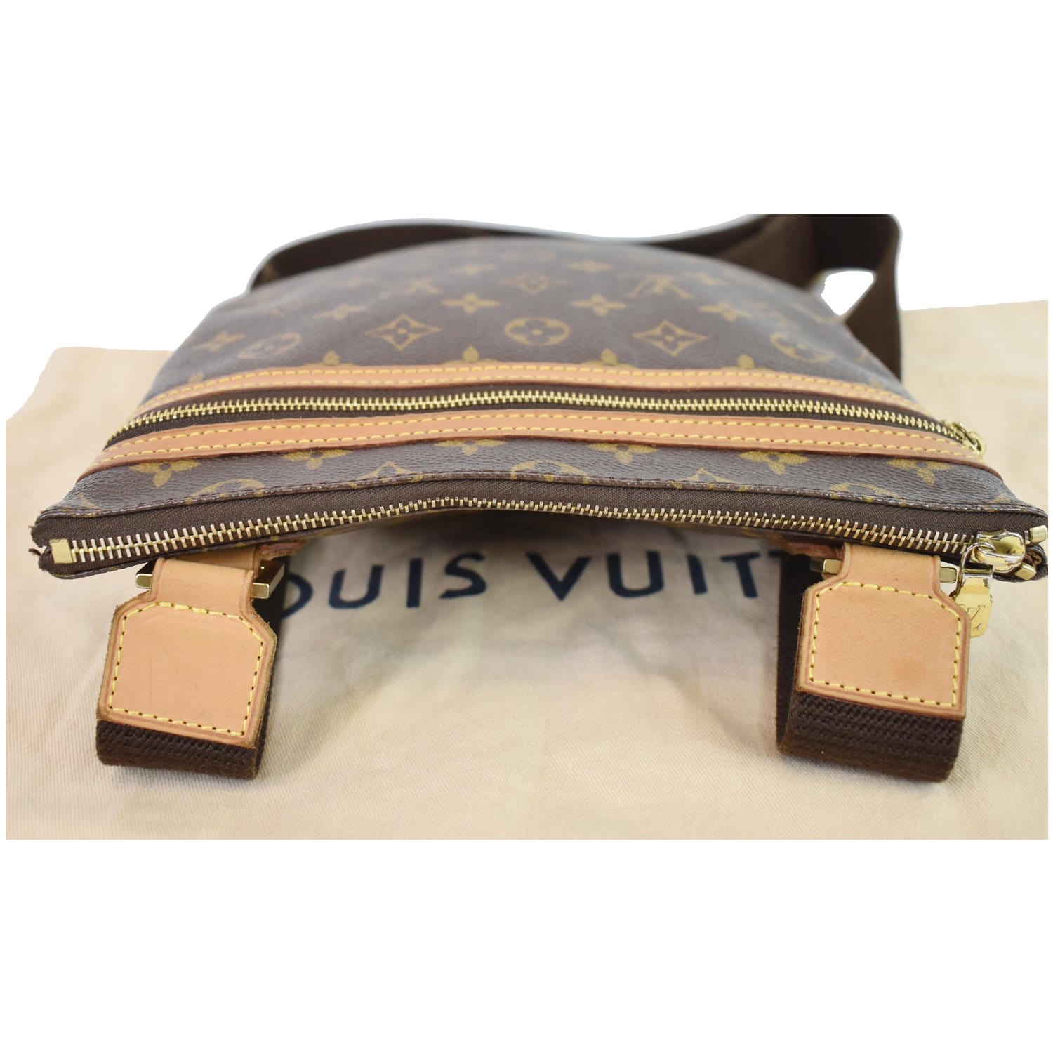 Louis Vuitton Monogram Canvas Pochette Bosphore Messenger Bag - A