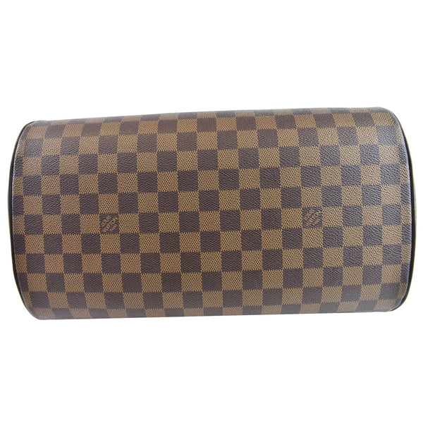LOUIS VUITTON Ribera MM Damier Ebene Satchel Bag Brown
