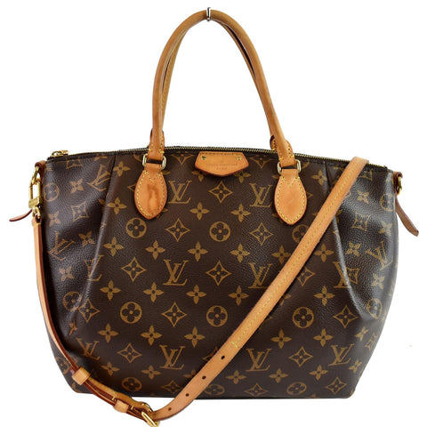 LOUIS VUITTON Turenne GM Monogram Canvas 2Way Shoulder Bag Brown