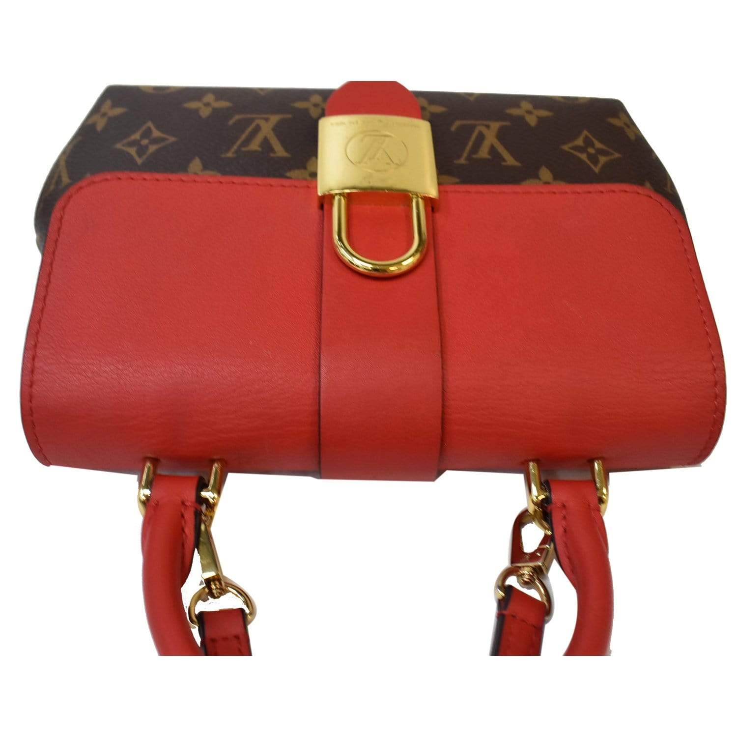 LOUIS VUITTON LOCKY BB Epi Leather Red Coquelicot Crossbody Top