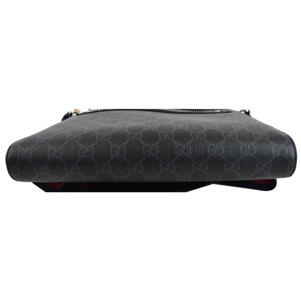 GUCCI GG Supreme Square Messenger Bag Black 474137