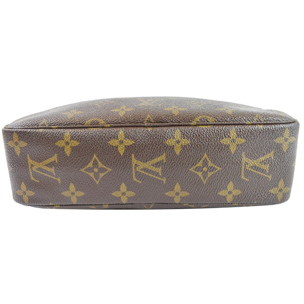 Louis Vuitton Trousse Toilette 23 Cosmetic Pouch Brown texture bottom