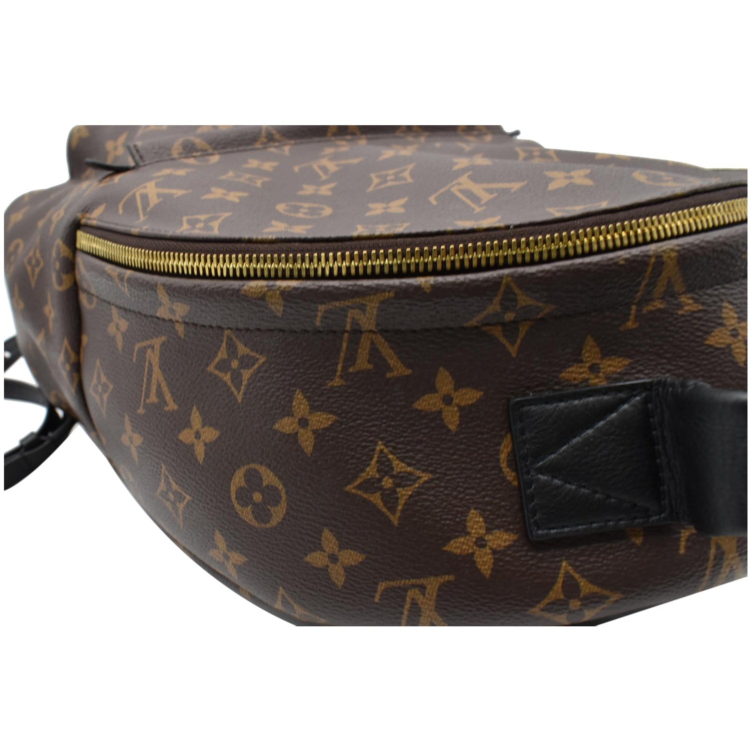 Palm springs cloth backpack Louis Vuitton Brown in Cloth - 26808678