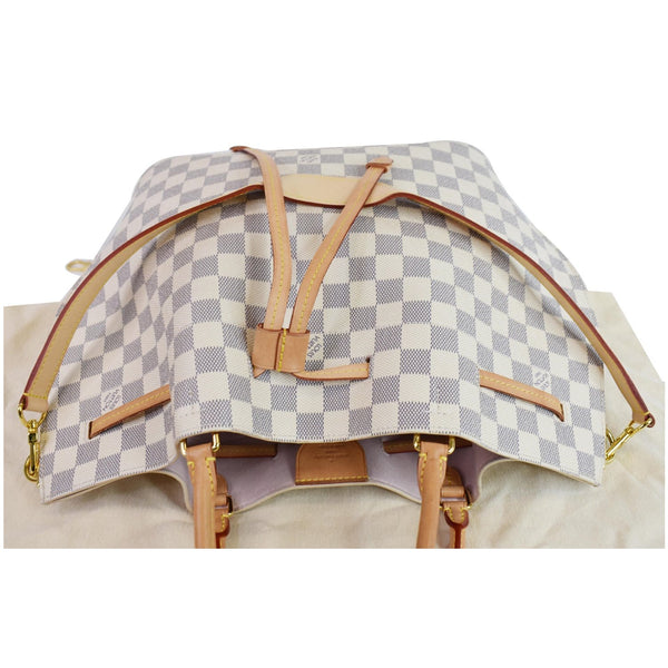 LOUIS VUITTON Girolata Damier Azur Shoulder Bag White