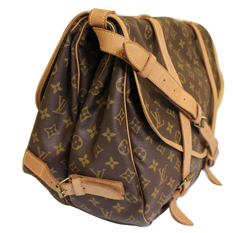 Louis Vuitton Saumur 43 Monogram Canvas Crossbody Bag