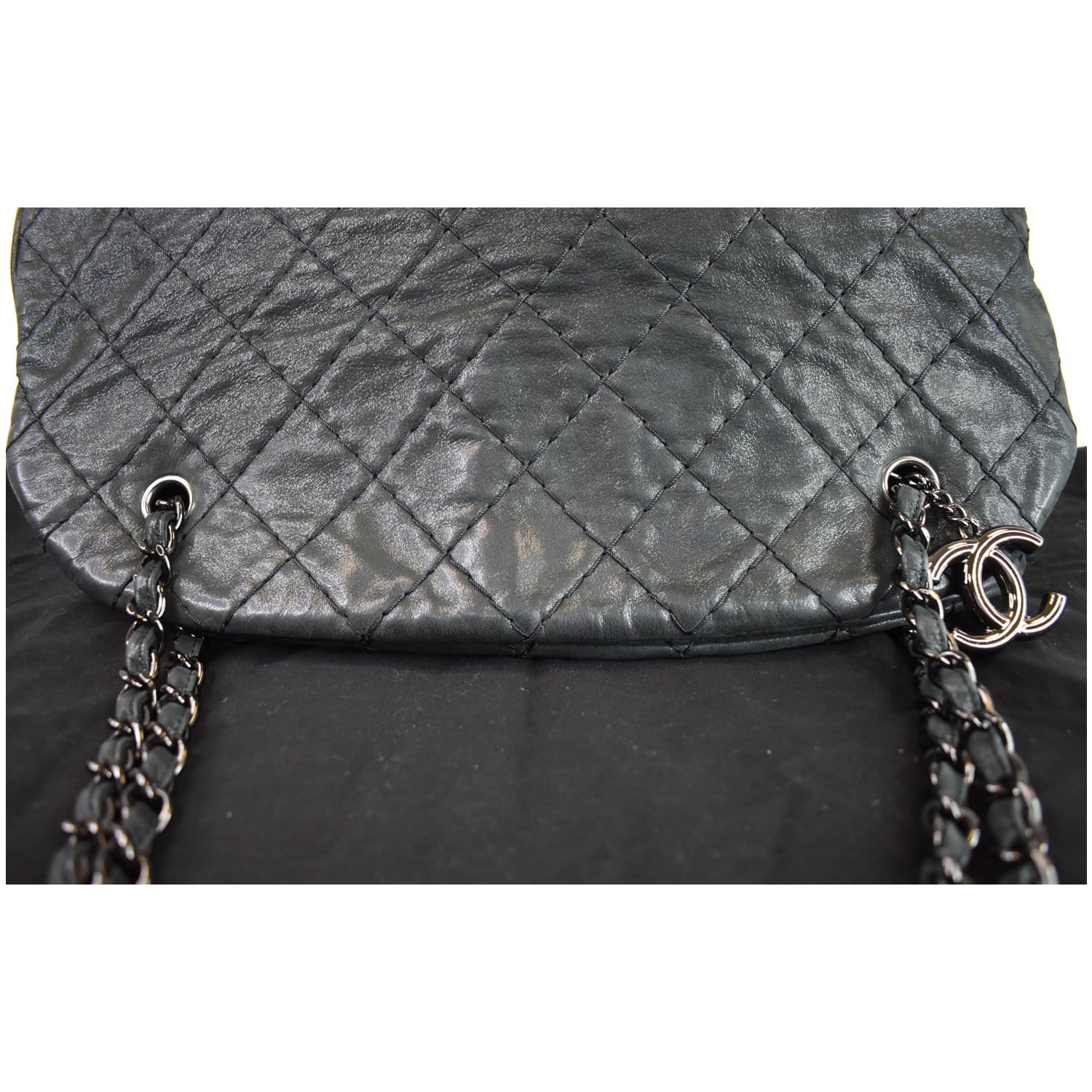 Chanel- Just Mademoiselle Bag Quilted Lambskin Medium